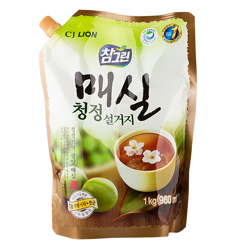 Гель для мытья посуды Lion Chamgreen, японский абрикос, 960 мл