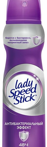 Дезодорант антиперспирант Lady Speed Stick Антибактериальный Эффект 150мл