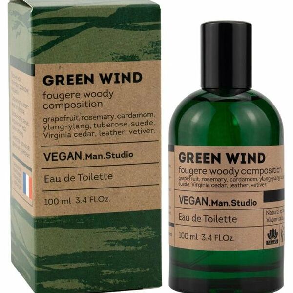Туалетная вода мужская Vinci Vegan Studio Green Wind