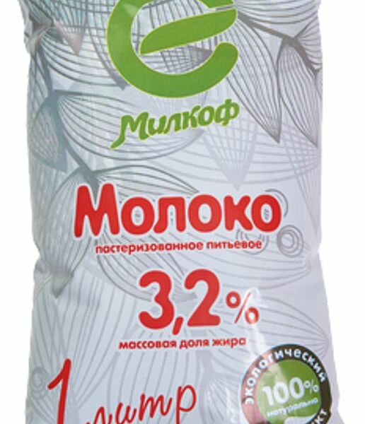 Молоко Милкоф 3.2% 1л