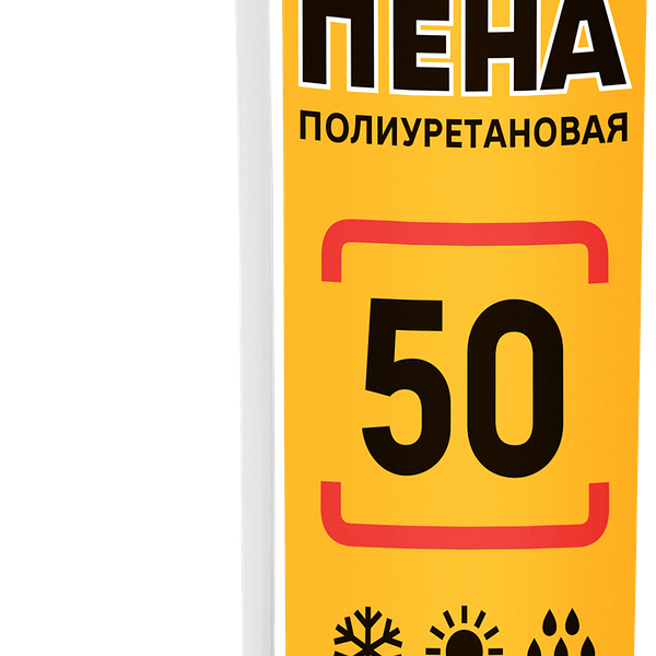 Пена монтажная MASTERTEKS 50, полиуретановая, бытовая, всесезонная