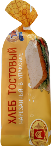 

Хлеб Псковский хлебокомбинат Тостовый в нарезке, 500г
