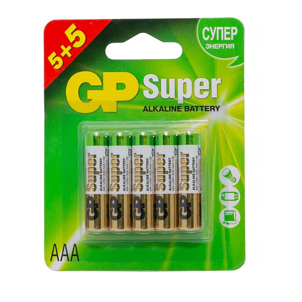 Батарейки gp super 24a5/5-2cr10   