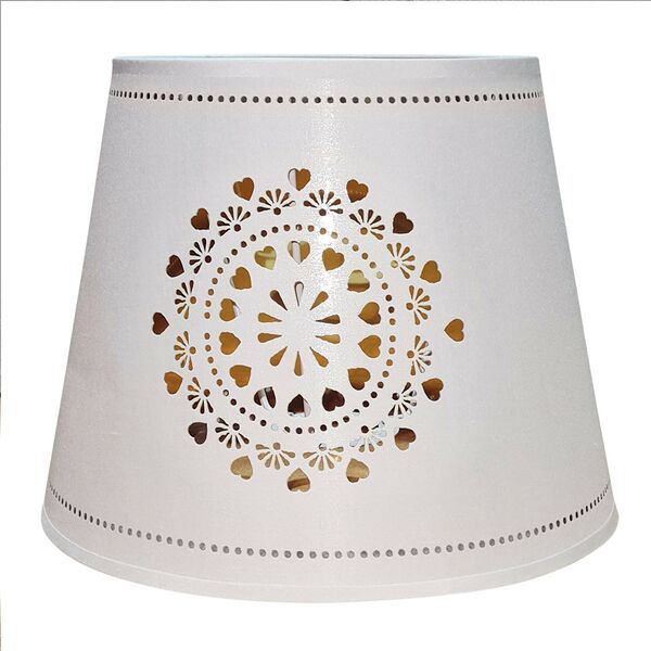 Абажур СИМВОЛ СВЕТА, E27, 250х180х200 мм, белый