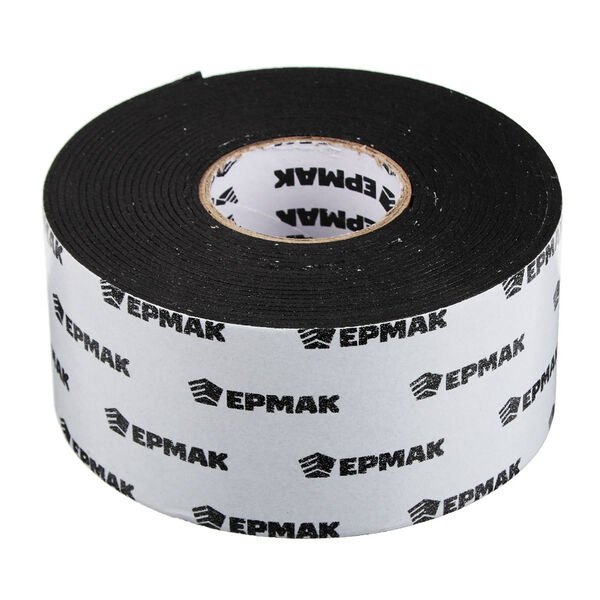 Ермак лента клеящая монтажная 2-х сторонняя, для авто, 50мм x 5м черная