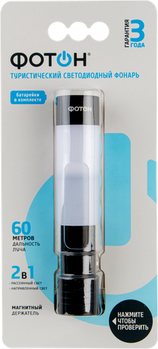 

Фонарь светодиодный ФОТОН батарейка 1хLR6 в комплекте, в ассортименте