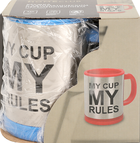 Кружка HOMECLUB с автоперемешиванием, Арт. MU4602 в ассортименте