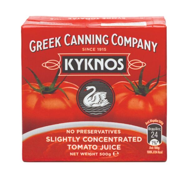 Сок томатный Kyknos слабо концентрированный 500 мл