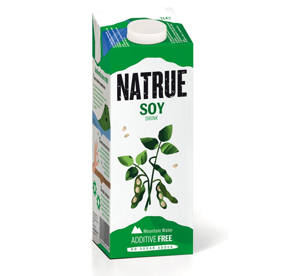 

Напиток соевый Natrue (без сахара) Liquats Vegetals S.A., 1л