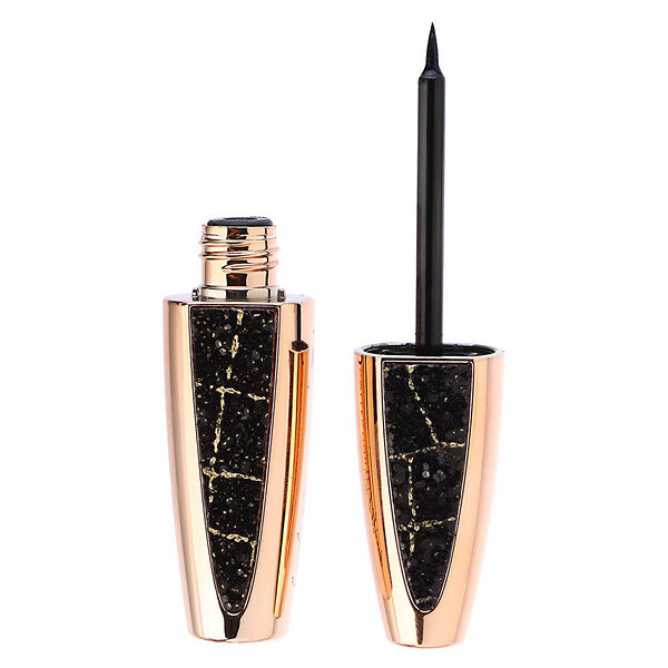 Юниlook розовое золото подводка для глаз жидкая, 6 мл, черная, пр-21