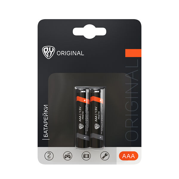 By батарейки ааа 2 шт в блистере