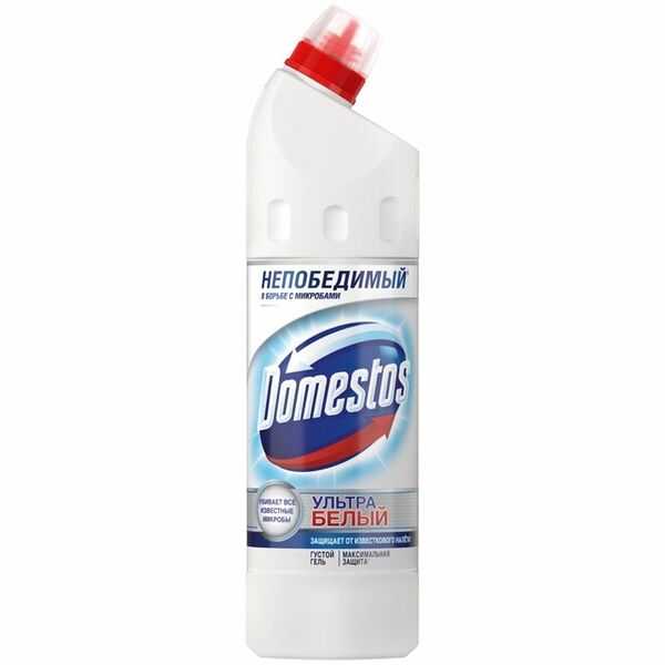 Средство чистящее Domestos Ультра белый для унитаза, 750мл