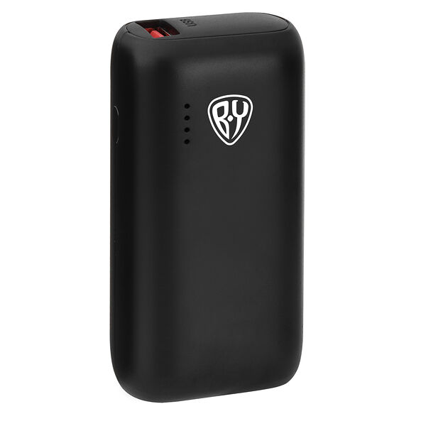 By аккумулятор мобильный мини, 5000мач, usb/type-c, быстрая зарядка qc3.0+pd, 5a, черный