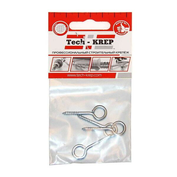 Шуруп-кольцо TECH-KREP, 3,5х30 мм, 4 шт