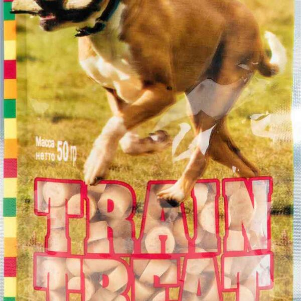 Лакомство для собак GreenQZin Train Treat индейка-треска 50 г