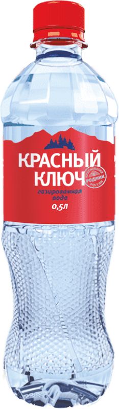 

Вода питьевая газированная Красный Ключ 0.5 л