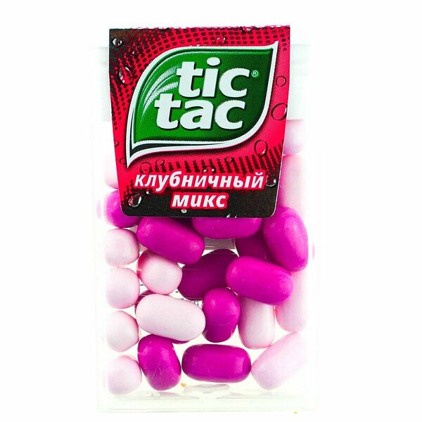 Драже Tic Tac Клубничный микс