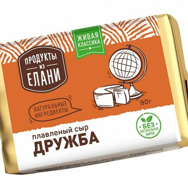 Сыр Продукты из Елани Дружба плавленый 90 г