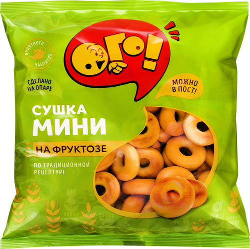 

Сушка Ого! мини на фруктозе 175 г