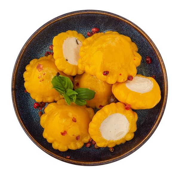 Патиссоны с сыром в масле 