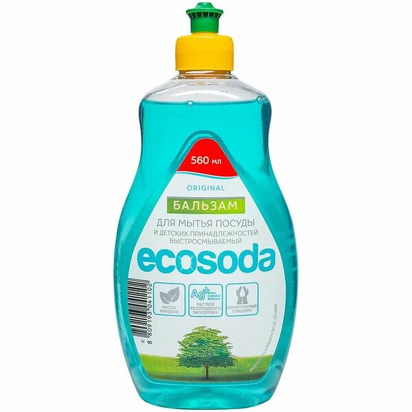 Бальзам Ecosoda Original для мытья посуды и детских принадлежностей