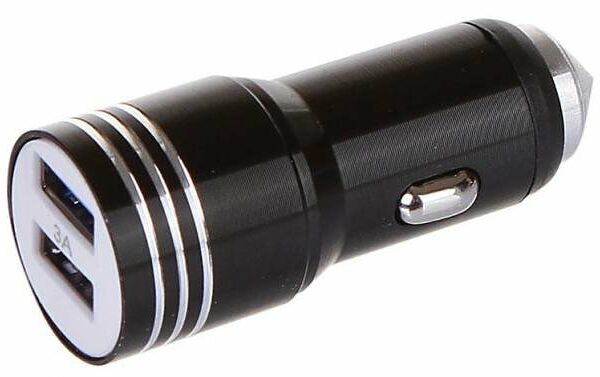 Автомобильное зарядное устройство AC-16 2xUSB 3А черное ТМ mObility (Мобилити)