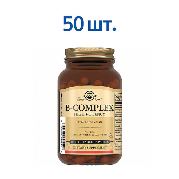 Solgar B-Complex капсулы 50 шт