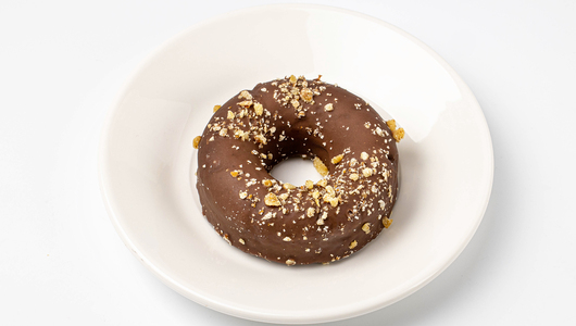 

Пончик Умный Пекарь шоколадный с грецким орехом, 64г