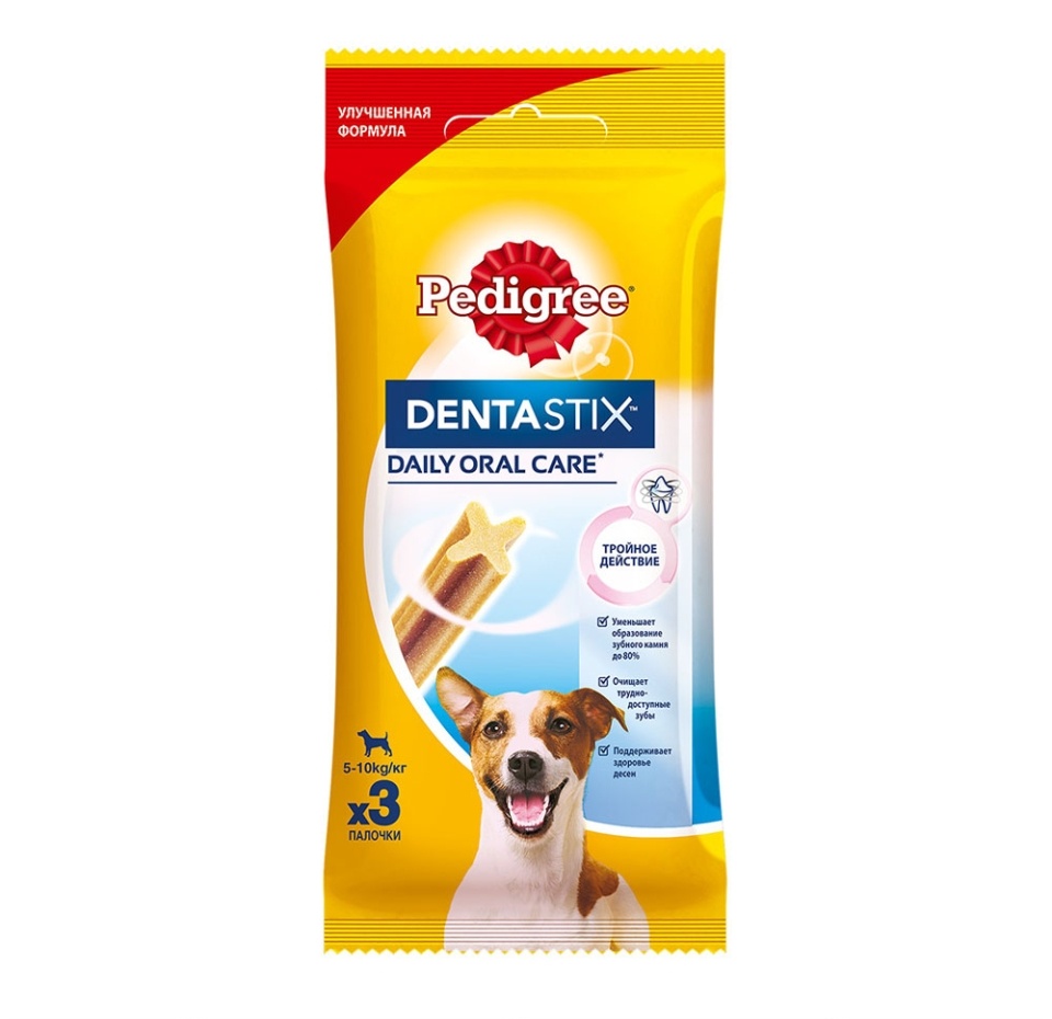 

Лакомство для собак Pedigree Dentastix для мелких пород, 45г