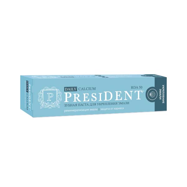 

Зубная паста President Daily Calcium 68 г