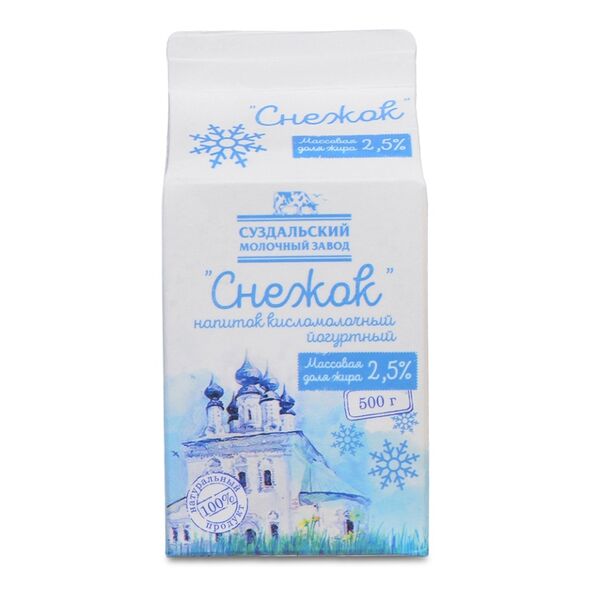 Снежок Суздальский молочный завод 2,5%
