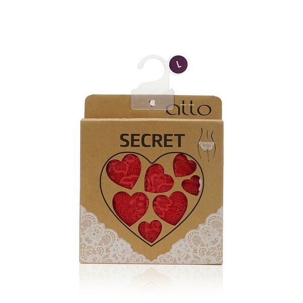 Женские трусы - бразилиана Atto Secret, Малиновый, L