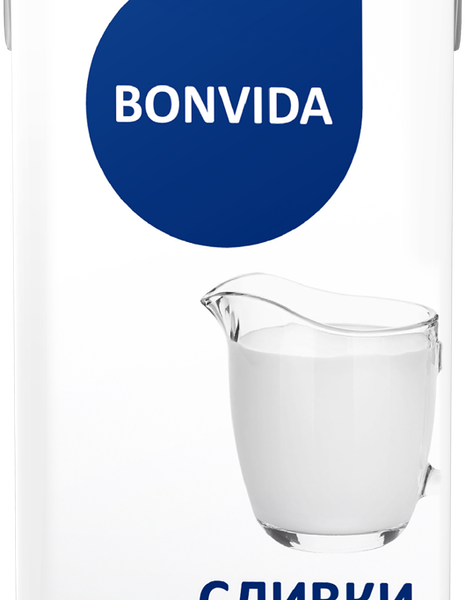 Сливки ультрапастеризованные BONVIDA 10%, без змж