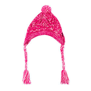 Шапка для собак с завязками розовая M