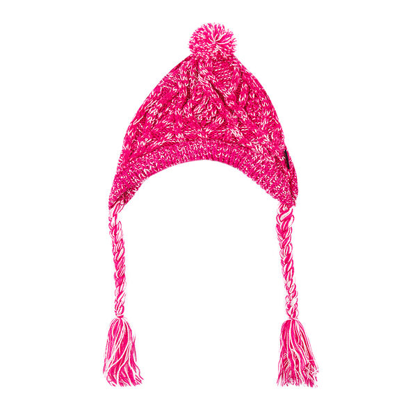 Шапка для собак с завязками розовая L