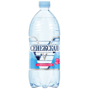 Вода минеральная Сенежская газированная в Магнит со скидкой –17%
