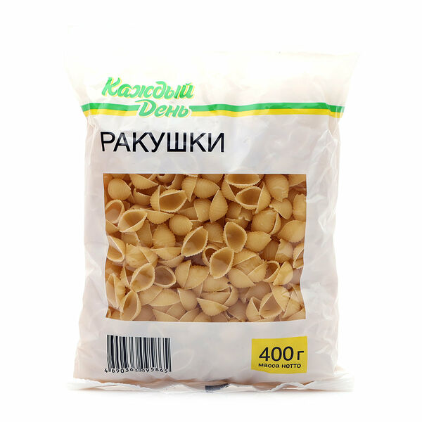 Макаронные изделия Каждый День Ракушки