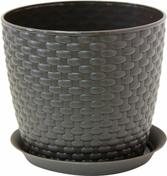 Горшок для цветов М-Пластика Ротанг d18см 3л
