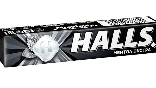 Halls Леденцы ментол экстра 1 уп 24.5 г