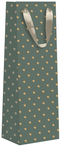 

Пакет подарочный под бутылку Military с тиснением, 13х36х8,5 см в ассортименте 1 шт.