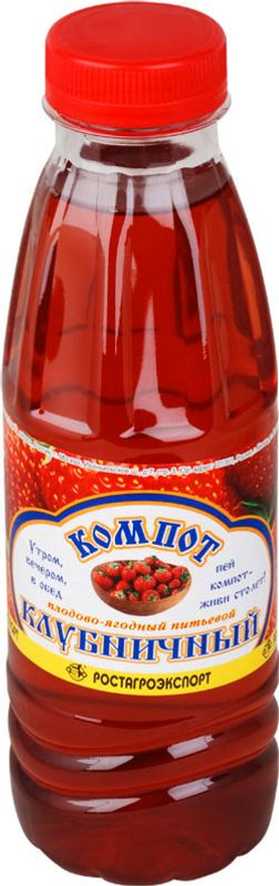 

Компот Ростагроэкспорт Клубничный 500 мл