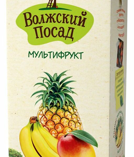 Нектар Волжский посад Мультифрукт, 2л