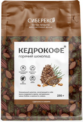 Напиток Сибереко Кедрокофе Горячий шоколад