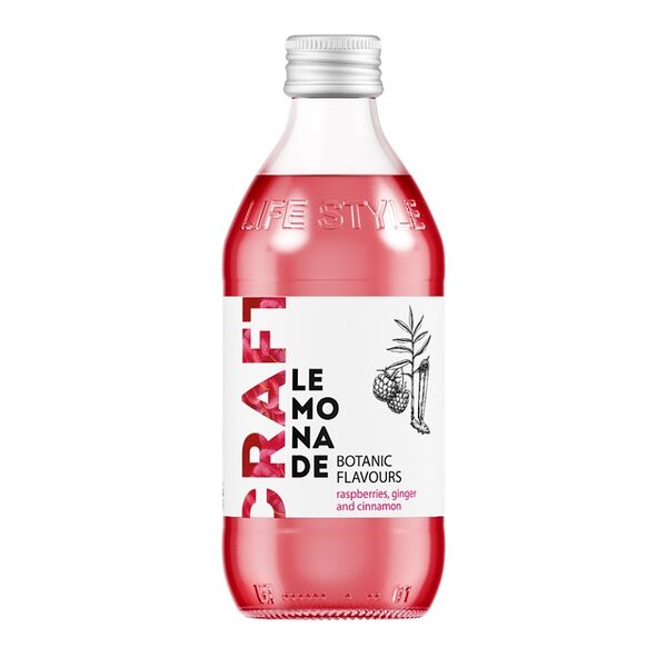 Напиток Star Bar малина-имбирь, 0.33 л