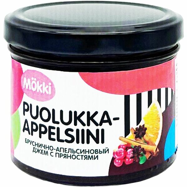 Джем Mokki бруснично-апельсиновый