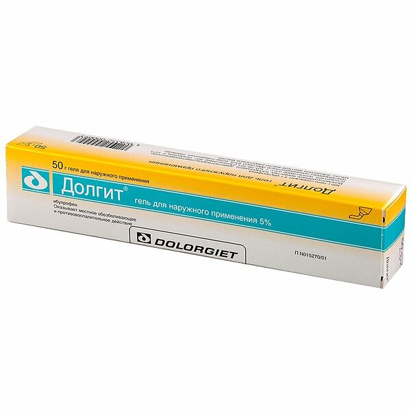 Долгит гель 5% 50 г