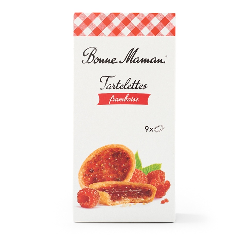 

Печенье Bonne Maman Tartelettes с малиновой начинкой 135г