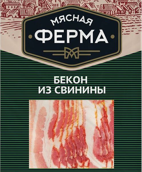 Бекон Мясная Ферма сырокопченый 150г
