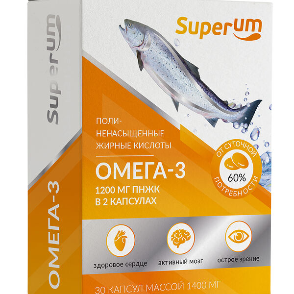 Superum Омега-3 60% капсулы 30 шт