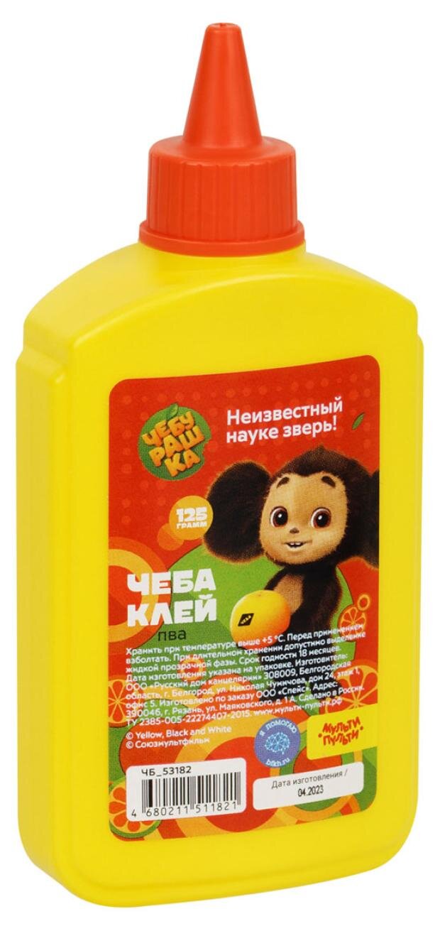 

Клей ПВА Мульти-пульти Чебурашка 125 г